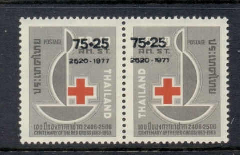 Thailand-1977-Red-Cross-pr-MUH