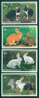 Thailand-1999-World-Youth-Stamp-Exhibition-THAIPEX-99-Bangkok-Thailand-Rabbits-MUH