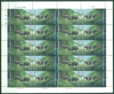 Thailand-1995-Thailand-China-PRC-relations-Elephants-sheetlet-MUH-XL