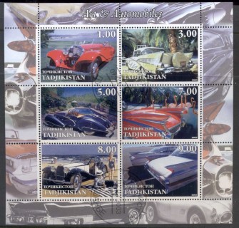 Tajikistan-2003-Classic-cars-MS-CTO