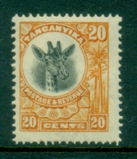 Tanganyika-1922-25-Pictorial-Giraffe-20c-MLH