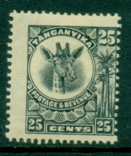 Tanganyika-1922-25-Pictorial-Giraffe-25c-MLH