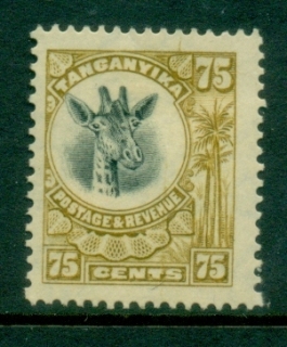 Tanganyika-1922-25-Pictorial-Giraffe-75c-MLH