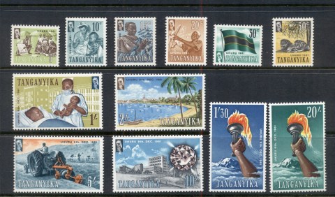 Tanganyika-1961-Pictorials-MUH-2