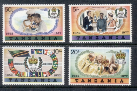 Tanzania-1977-QEII-Silver-Jubilee-MUH