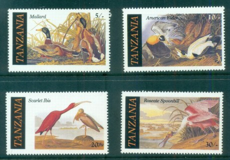 Tanzania-1986-Audubon-Birds-MUH