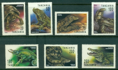 Tanzania-1993-Reptiles-MUH