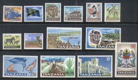 Tanzania-1965-Pictorials-MUH