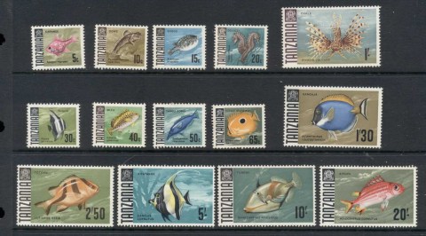 Tanzania-1967-71-Pictorials-Marine-Life