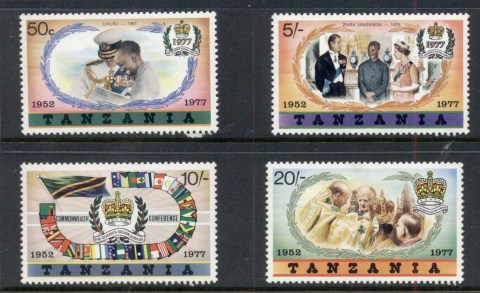 Tanzania-1977-QEII-Silver-Jubilee-MUH