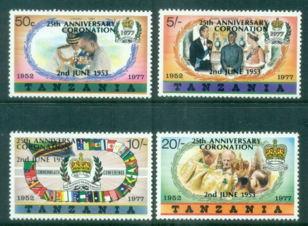 Tanzania-1978-QEII-Coronation-25th-Anniversary-Opts-MLH-lot84768