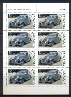 Tanzania-1985-Classic-Cars-5-sheetlet-MUH