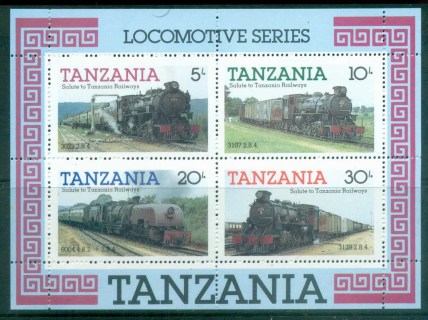 Tanzania-1985-Tanzania-Railways-Locomotives