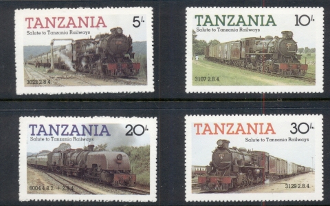 Tanzania-1985-Tanzanian-railways-MUH