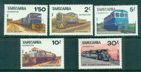 Tanzania-1985-Trains-5-MUH