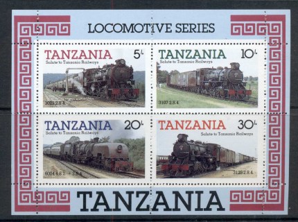 Tanzania-1985-Trains-MS-MUH