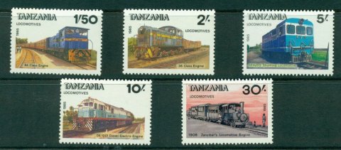 Tanzania-1985-Trains-MUH-Lot21323