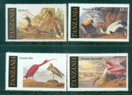 Tanzania-1986-Audubon-Birds-MLH-lot84778