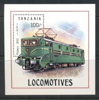 Tanzania-1991-Trains-MS-MUH