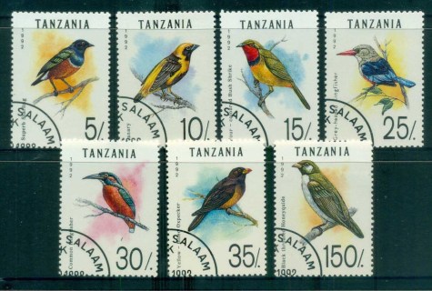 Tanzania-1992-Birds-CTO-lot84799