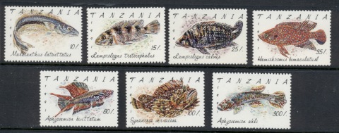 Tanzania-1992-Fish-of-Tanzania-MUH