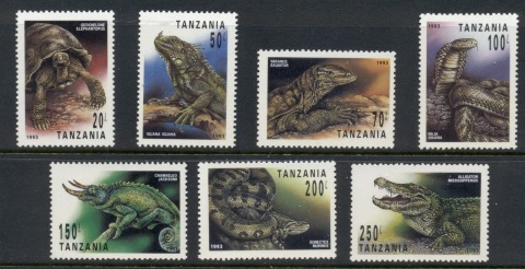 Tanzania-1993-Reptiles-MUH