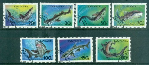 Tanzania-1993-Sharks-CTO-lot84805