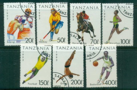 Tanzania-1993-Sports-CTO-lot84801