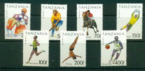 Tanzania-1993-Sports-MUH-Lot21329