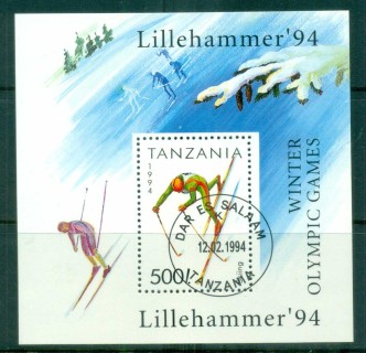 Tanzania-1994-Winter-Olympics-Lillehamer-MS-CTO-lot84823