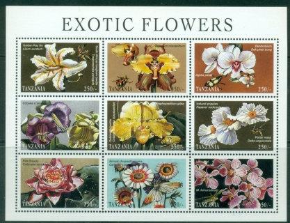 Tanzania-1998-Flowers-from-Around-the-World-MS-MUH_3