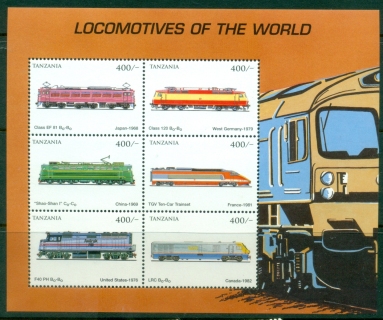 Tanzania-1999-Locomotives-from-Around-the-World-MS-MUH_2