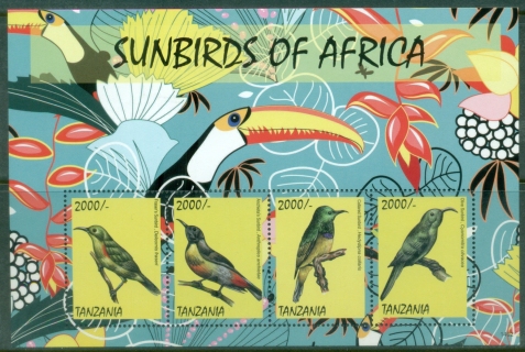 Tanzania-2013-Birds-Sunbirds-of-Africa-MS-MUH_1