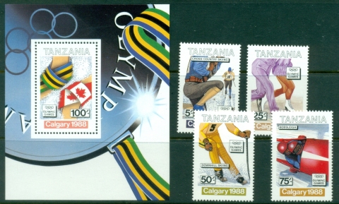 Tanzania-1988-Winter-Olympics-Calgary-MS-MUH