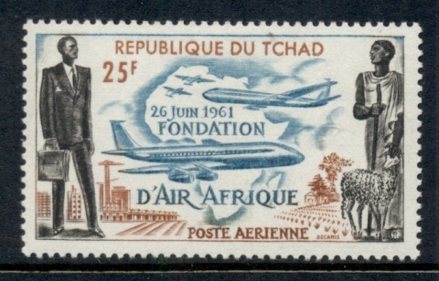 Chad 1962 Air Afrique