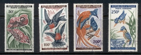 Chad-1961-63 Birds 50,100.200.250f