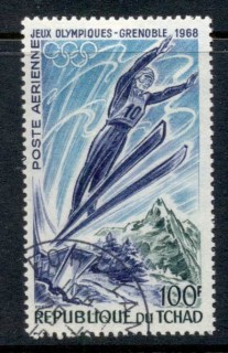 Chad 1968 Winter Olympics, Grenoble Ski Jumper 100f