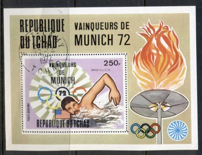 Chad 1972 Summer Olympics Munich Winners MS