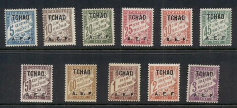 Chad 1928 Postage Dues