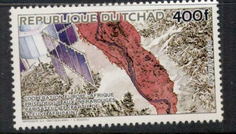 Chad 1980 Europ Afrique, Infared Crop photo