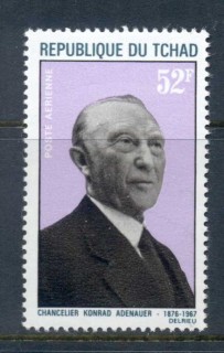 Chad 1968 Konrad Adenauer