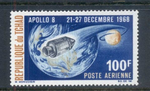 Chad 1969 Apollo 8 Space Mission