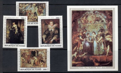 Chad 1978 Rubens Paintings + MS