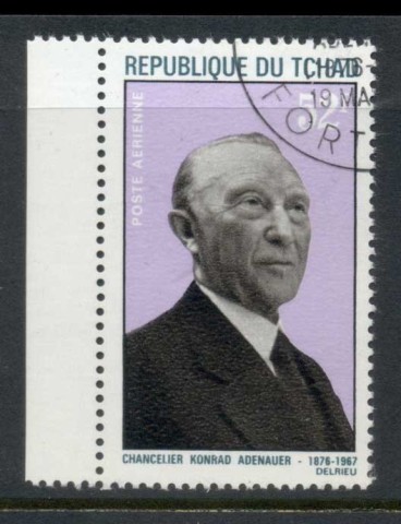 Chad 1967 Konrad Adenauer