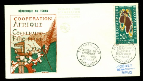 Chad-1963 Europ Afrique FDC