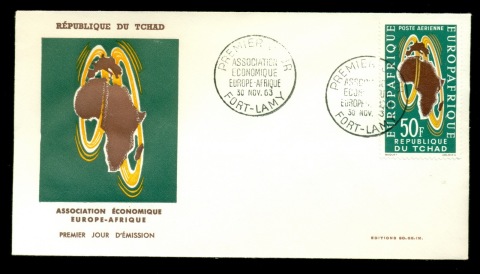 Chad-1963 Europ Afrique FDC