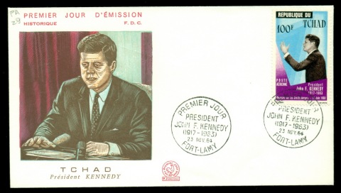 Chad 1964 JFK Kennedy FDC