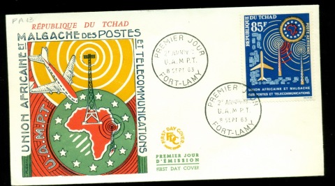 Chad-1963 African Postal Union FDC