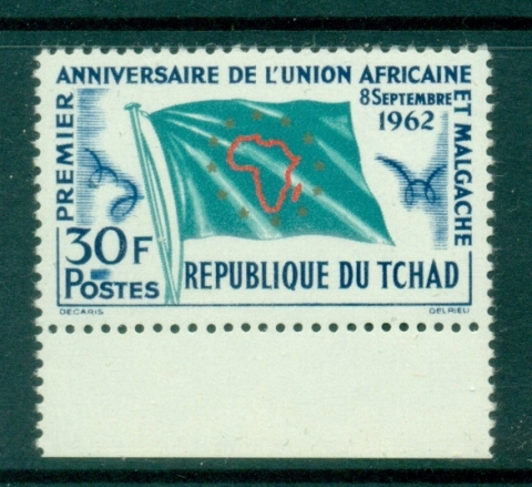 Chad 1962 African Malagassy Union