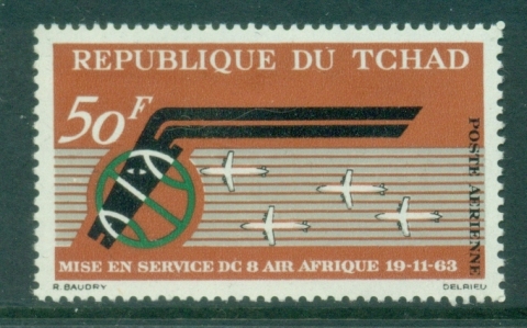 Chad 1963 Air Afrique